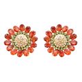 Carlo Zini  Flower earrings